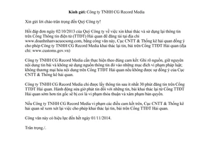 Công văn 758/CNTT-QLGD&TTĐT năm 2013 khai thác tin bài Cổng Thông tin điện tử Hải quan