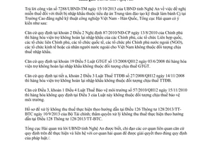 Công văn 6496/TCHQ-TXNK năm 2013 đề nghị miễn thuế hải quan