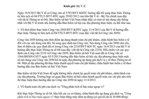 Công văn 4387/BHXH-CSYT năm 2013 thực hiện Công văn 5793/BYT-KHTC