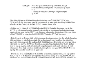 Công văn 3993/CHHVN-KHTC 2013 đẩy nhanh quyết toán dự án hoàn thành hàng hải Việt Nam