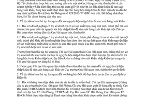 Công văn 15445/BTC-TCHQ năm 2013 xử lý vướng mắc điều 36 46 Thông tư 128/2013/TT-BTC