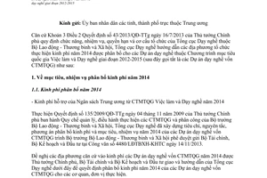 Công văn 2100/TCDN-BQL 2013 hướng dẫn kinh phí 2014 phân bổ Chương trình mục tiêu quốc gia việc làm dạy nghề