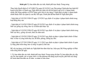 Công văn 4180/BNN-PC năm 2013 thực hiện Nghị định xử phạt vi phạm hành chính nông nghiệp