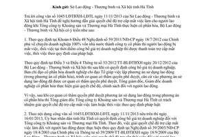 Công văn 4646/LĐTBXH-LĐTL năm 2013 hướng dẫn chế độ trợ cấp mất việc làm khi doanh nghiệp cổ phần hóa