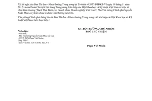 Công văn 10040/VPCP-TCCV năm 2013 chưa cho phép tổ chức Bạch Thái Bưởi cho Doanh nhân