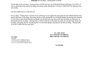 Công văn 2620/UBND-VX thực hiện quản lý nhà nước lao động tiền lương thù lao tiền thưởng Bắc Ninh