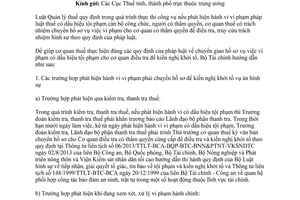 Công văn 16465/BTC-PC năm 2013 chuyển hồ sơ cơ quan có thẩm quyền truy cứu trách nhiệm hình sự