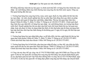 Công văn 7236/TCHQ-GSQL 2013 thủ tục hải quan thuế tạm nhập tái xuất không thương mại