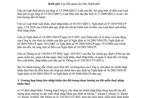 Công văn 16587/BTC-TCHQ năm 2013 chính sách thuế Công ty cho thuê tài chính nhập khẩu