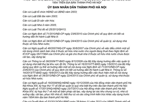 Quyết định 7177/QĐ-UBND 2013 Danh mục nhà biệt thự Hà Nội