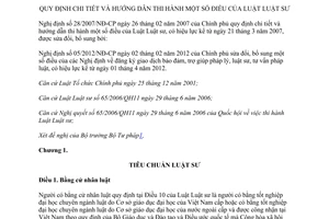 Văn bản hợp nhất 8017/VBHN-BTP năm 2013 hợp nhất Nghị định hướng dẫn Luật Luật sư