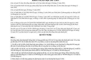 Nghị quyết 09/2013/NQ-HĐND ý kiến bảng giá đất 2014 Cần Thơ