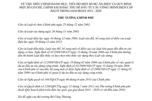 Quyết định 2414/QĐ-TTg năm 2013 danh mục tiến độ cơ chế đầu tư công trình điện 2013 2020