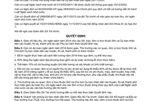 Quyết định 3779/QĐ-UBND năm 2013 dự toán ngân sách địa phương Bình Định