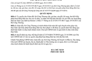 Quyết định 3782/QĐ-UBND 2013 ủy quyền cấp Giấp phép hoạt động điện lực tỉnh Bình Định