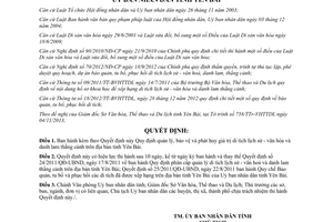 Quyết định 38/2013/QĐ-UBND quản lý bảo vệ phát huy giá trị di tích lịch sử văn hóa Yên Bái