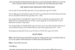 Quyết định 2138/QĐ-UBND 2013 đánh giá kết quả cải cách hành chính tỉnh Vĩnh Long