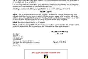 Quyết định 1892/QĐ-UBND 2014 đơn giá xây dựng công trình ca máy thiết bị thi công Lai Châu