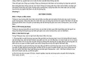 Thông tư 63/2013/TT-BGTVT hướng dẫn Bản ghi nhớ vận tải đường bộ giữa Campuchia Lào Việt Nam