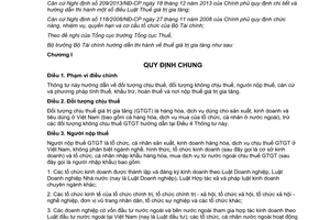 Thông tư 219/2013/TT-BTC hướng dẫn Luật thuế giá trị gia tăng và Nghị định 209/2013/NĐ-CP