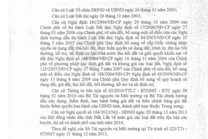 Quyết định 41/2013/QĐ-UBND giá đất Đắk Lắk năm 2014