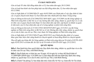 Quyết định 53/2013/QĐ-UBND chức năng nhiệm vụ quyền hạn cơ cấu Chi cục Thú y Bình Dương