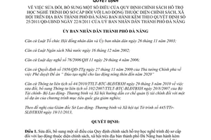 Quyết định 40/2013/QĐ-UBND sửa đổi chính sách hỗ trợ học nghề trình độ sơ cấp Đà Nẵng