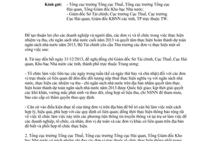 Công văn 17005/BTC-VP tăng cường làm việc những ngày cuối năm 2013 Bộ Tài chính