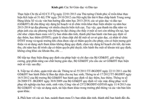 Công văn 8835/BGDĐT-TTr năm 2013 chấn chỉnh dạy học thêm sử dụng tài liệu tham khảo