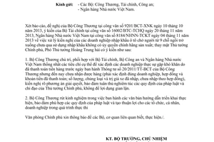 Công văn 10521/VPCP-KTTH năm 2013 tháo gỡ vướng mắc doanh nghiệp nhập khẩu ô tô