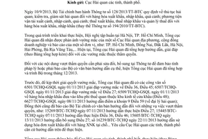 Công văn 7700/TCHQ-GSQL năm 2013 giải đáp vướng mắc Thông tư 128