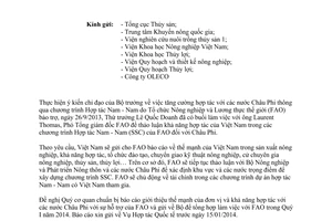 Công văn 5918/BNN-HTQT năm 2013 báo cáo hợp tác nông nghiệp Châu Phi