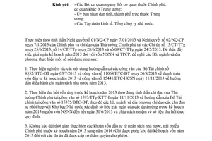 Công văn 17315/BTC-ĐT năm 2013 hướng dẫn thanh toán đầu tư kế hoạch