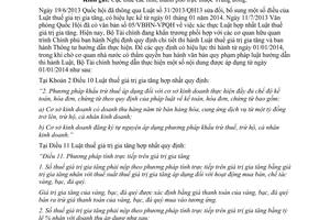 Công văn 17557/BTC-TCT năm 2013 thực hiện Luật thuế giá trị gia tăng sửa đổi