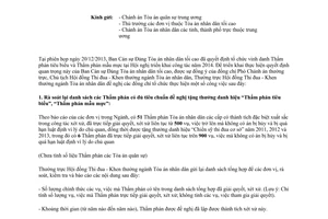 Công văn 215/TANDTC-TĐKT 2013 thủ tục tặng thưởng danh hiệu Thẩm phán tiêu biểu mẫu mực