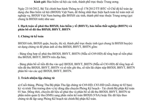 Công văn 5281/BHXH-BC năm 2014 hướng dẫn thực hiện TT 178/2012/TT-BTC