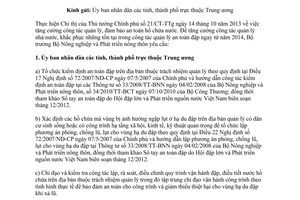 Công văn 4658/BNN-TCTL năm 2013 tăng cường công tác quản lý bảo đảm an toàn hồ chứa nước