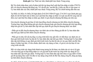 Công văn 16686/BTC-TCT năm 2013 thuế thu nhập cá nhân chuyển nhượng bất động sản