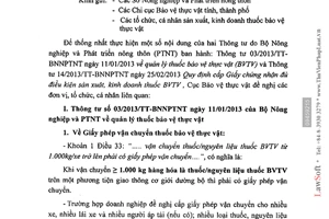 Công văn 2917/BVTV-QLT 2013 thực hiện thông tư 13/2013 và 14/2013 thuốc bảo vệ thực vật