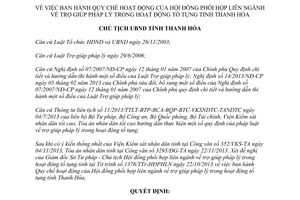 Quyết định 4247/QĐ-UBND năm 2013 Quy chế Hội đồng phối hợp liên ngành trợ giúp pháp lý Thanh Hóa