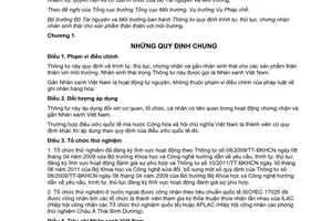 Thông tư 41/2013/TT-BTNMT trình tự thủ tục chứng nhận nhãn sinh thái sản phẩm thân thiện môi trường