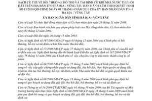 Quyết định 46/2013/QĐ-UBND sửa đổi bồi thường hỗ trợ tái định cư thu hồi đất Bà Rịa Vũng Tàu