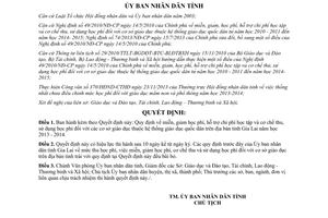 Quyết định 33/2013/QĐ-UBND miễn giảm học phí hỗ trợ chi phí học tập Gia Lai 2013 2014