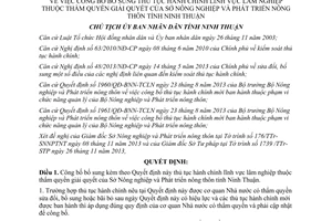 Quyết định 2500/QĐ-UBND 2013 thủ tục hành chính lĩnh vực lâm nghiệp sở nông nghiệp Ninh Thuận