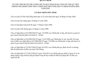 Quyết định 2618/QĐ-UBND năm 2013 hạ tầng kỹ thuật viễn thông thụ động Thừa Thiên Huế