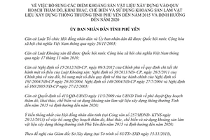 Quyết định 2136/QĐ-UBND năm 2013 bổ sung điểm khoáng sản VLXD vào quy hoạch Phú Yên