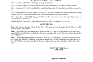Quyết định 62/2013/QĐ-UBND phát ngôn cung cấp đăng phát xử lý thông tin báo chí Nghệ An