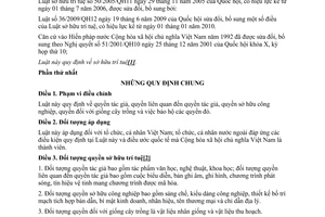 Văn bản hợp nhất 19/VBHN-VPQH năm 2013 hợp nhất Luật sở hữu trí tuệ