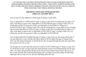 Nghị quyết 74/2013/NQ-HĐND15 thù lao lãnh đạo chuyên trách hội đặc thù Hải Dương