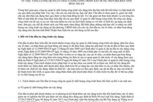 Chỉ thị 02/2013/CT-UBND quản lý chất lượng công trình xây dựng Bình Thuận